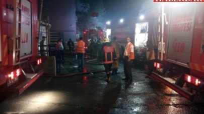 Esenyurtta Fabrikada Yangın