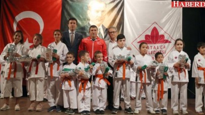 Çatalca Belediyesi Karate Takımında Kuşak Töreni