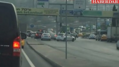 Trafik Bahanesiyle E-5i Birbirine Kattılar