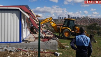 Su toplama havzasında kaçak inşaat furyası!
