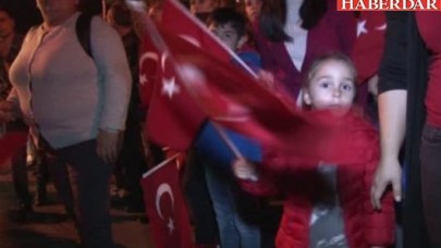 Silivride Binlerce Kişinin Cumhuriyet Coşkusu