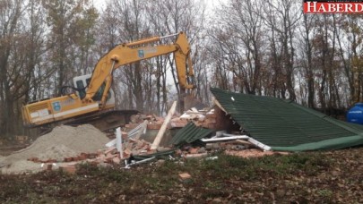 İMAR AFFINI SUİSTİMAL EDEN KAÇAK YAPILAR YIKILDI