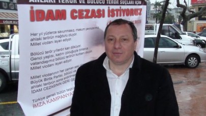 İdam Cezası için imza kampanyası