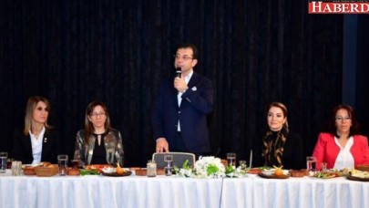 İmamoğlu CHPnin kadın yöneticileri ile buluştu