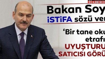 Bakan Soylu’dan ‘uyuşturucuyla mücadele’ açıklaması: ‘İstifa etmeyen alçaktır!’