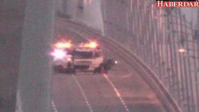 Yavuz Sultan Selim Köprüsünde kaza! Avrupa geçişi kapatıldı