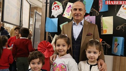 Miniklerden Başkan Akgün’ü duygulandıran sürpriz