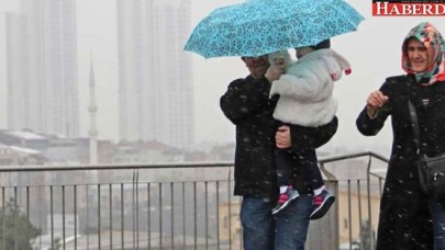 İstanbulda Beklenen Kar Yağışı Başladı