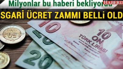 Milyonlar bu haberi bekliyordu... Asgari ücret belli oldu!