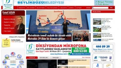 BEYLİKDÜZÜ BELEDİYESİ WEB SİTESİ YENİLENDİ