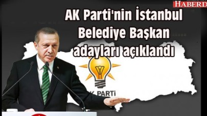 AK Partinin İstanbul Belediye Başkan adayları açıklandı