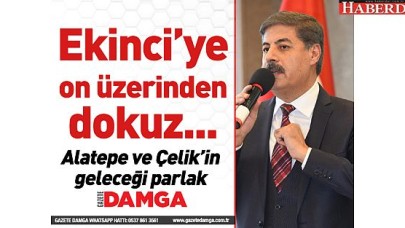 Azmi Ekinciye on üzerinden dokuz!