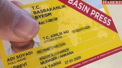 Sarı Basın Kartı düzenlemesi Meclis gündeminde