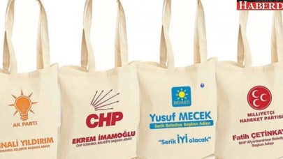 Seçim meydanlarının yıldızı: Bez çanta