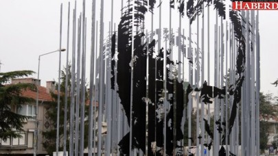 Büyükçekmece’ye üç boyutlu muhteşem Atatürk silueti