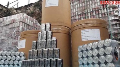 141 bin kutu yasaklı maddeli enerji içeceği ele geçirildi!