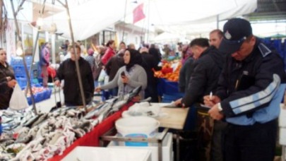 Zabıtadan balıkçılara denetim