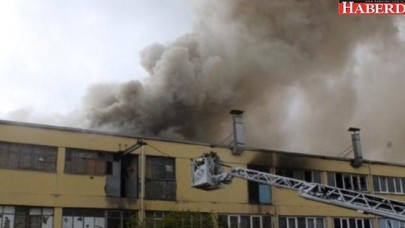 Başakşehirde sanayi sitesinde yangın!