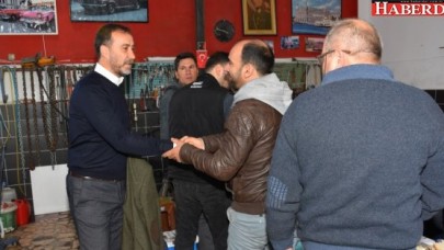 BAŞKAN YILMAZ ESNAF SOFRASINA MİSAFİR OLDU