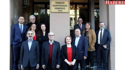 Türkiye Gazeteciler Cemiyeti Yönetim Kurulu görev dağılımı yaptı