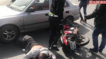 Kurala uymadı kaza yaptı