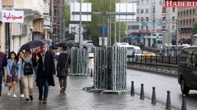 Bariyerler Taksime çıktı