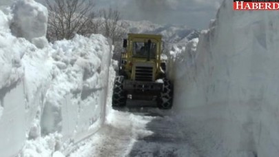 Mayıs ayında karla mücadele