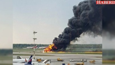 Yolcu uçağında yangın çıktı! 41 ölü