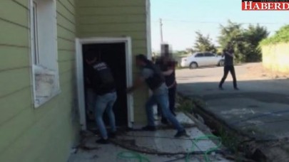 Silivride villalara uyuşturucu baskını