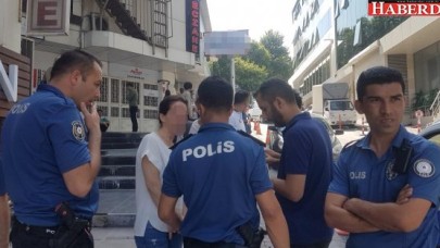 İş arkadaşını rehin aldı