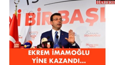 EKREM İMAMOĞLU YİNE KAZANDI