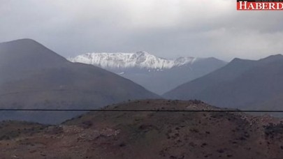 Temmuz ayında kar yağdı