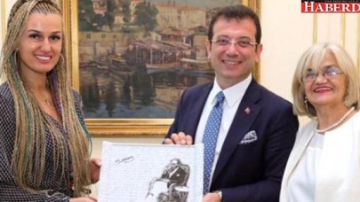 Tuğba Özaydan Ekrem İmamoğluna ziyaret