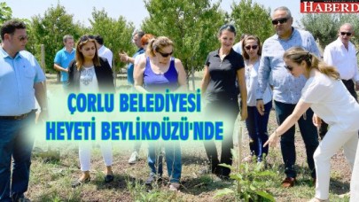 ÇORLU BELEDİYESİ HEYETİ BEYLİKDÜZÜ HOBİ BAHÇESİNİ ZİYARET ETTİ