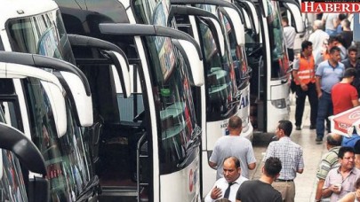 Otobüsçülere bayram bereketi