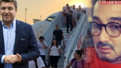 Bodrum uçağında korku dolu anlar