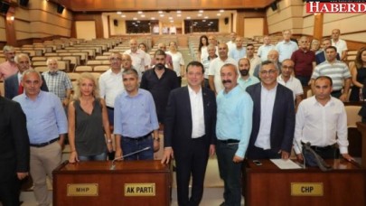 Komünist Başkandan Ekrem İmamoğluna tebrik ziyareti