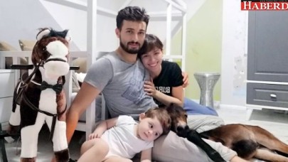 Çocuk kıskandı sıpa evden gitti