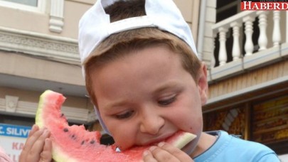 Silivride karpuz zamanı