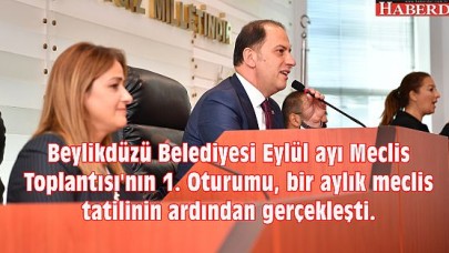 Beylikdüzü Belediyesi Eylül Ayı Meclis toplantısı yapıldı