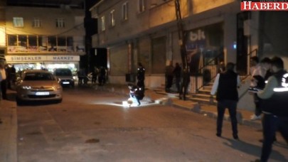 Evinin önünde soyuldu