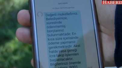 Mesaj geldi vatandaş soluğu belediyede aldı