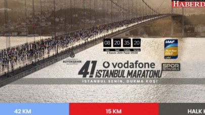 Vodafone 41. İstanbul Maratonu için Halk Koşusu kayıtları başladı