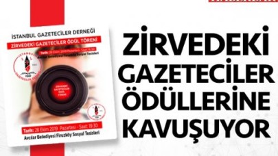 Zirvedeki gazeteciler ödüllerine kavuşuyor