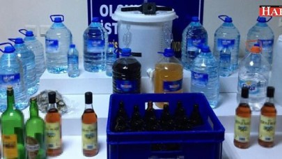 147 litre sahte içki ele geçirildi