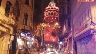 İstanbul kadına şiddete karşı turuncuya büründü