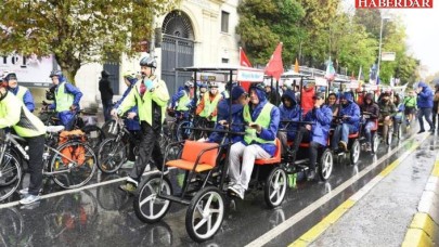 HANÇERLİ ‘BARİKATSIZ BİR DÜNYA İÇİN’ PEDAL ÇEVİRDİ