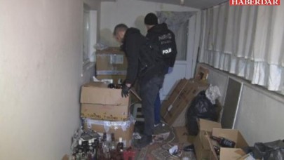 Yılbaşı öncesi İstanbul merkezli 8 ilde büyük sahte içki operasyonu