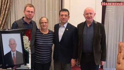 İBB Başkanı  Ekrem İmamoğlundan Melek ailesine başsağlığı ziyareti