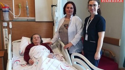 80 yaşındaki hastaya hayat verdi